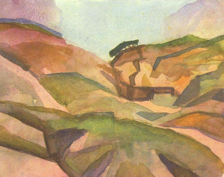 August Macke Schlucht